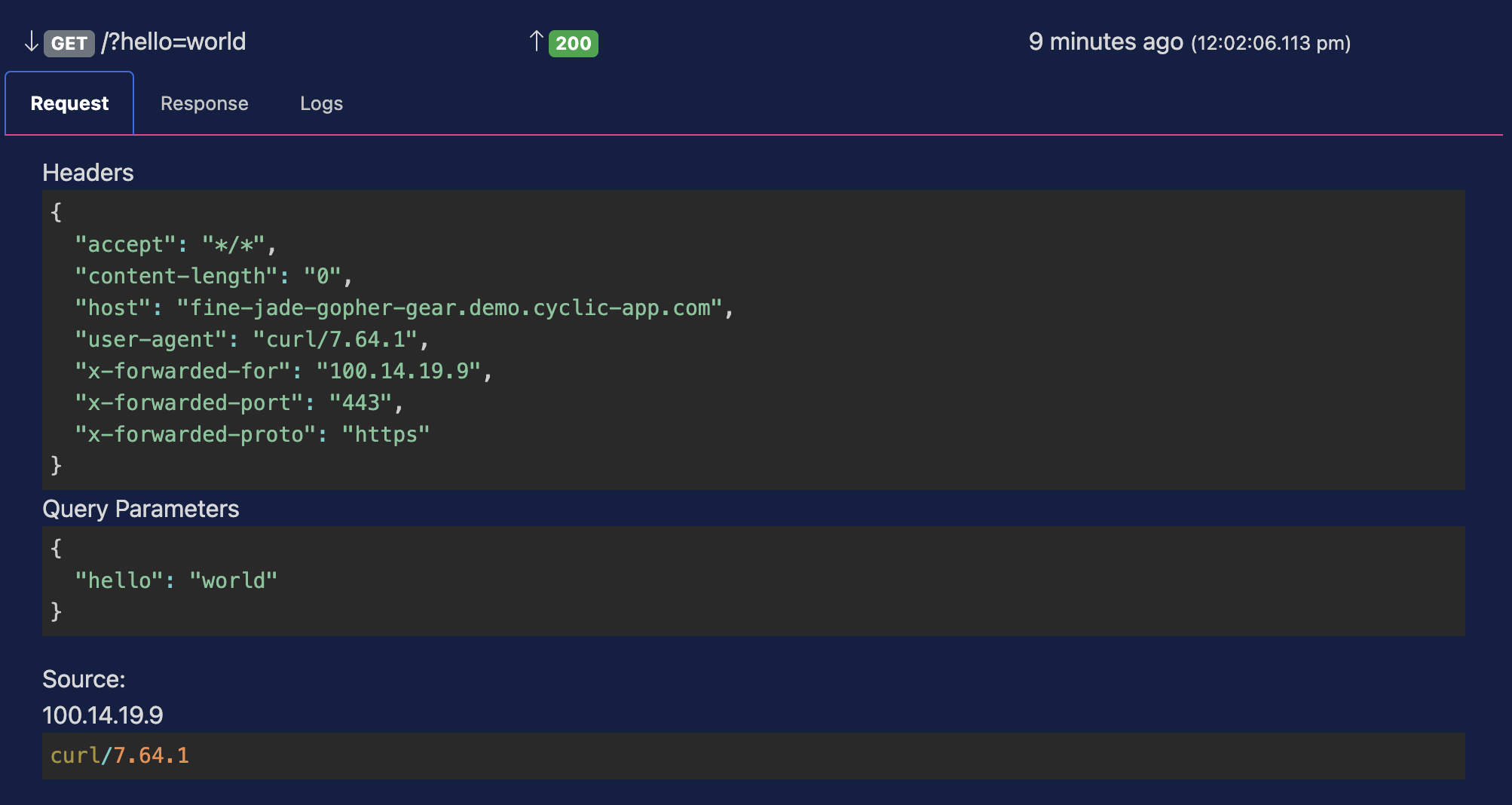 Transaction Request Transaction Request
